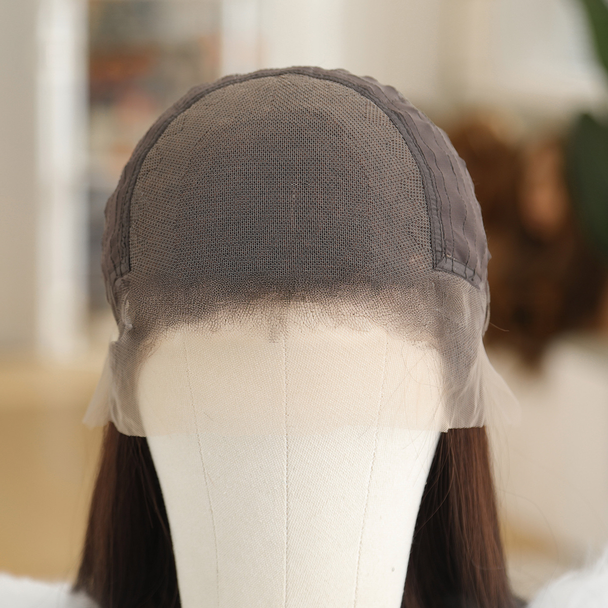 Lucy | Ombré Brown Long Straight 13*6 HD Lace Frontal Wig (Hand-Tied)