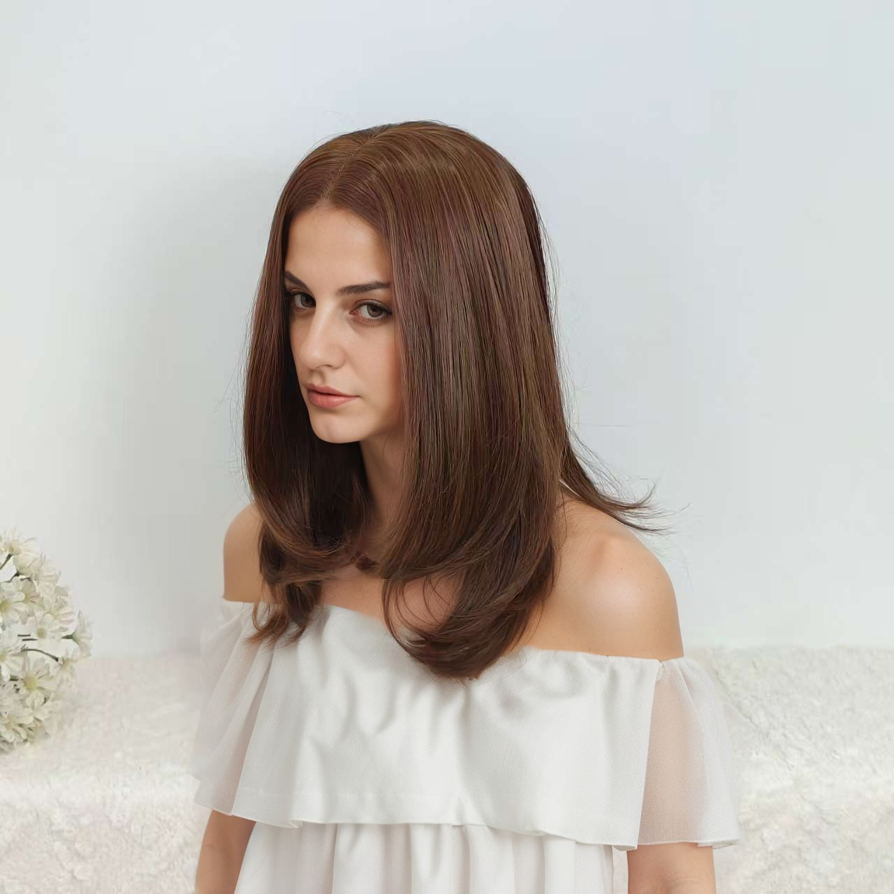 Maya 18” Loose Wave HD Lace Front Wig - Ginger, Beginner-Friendly