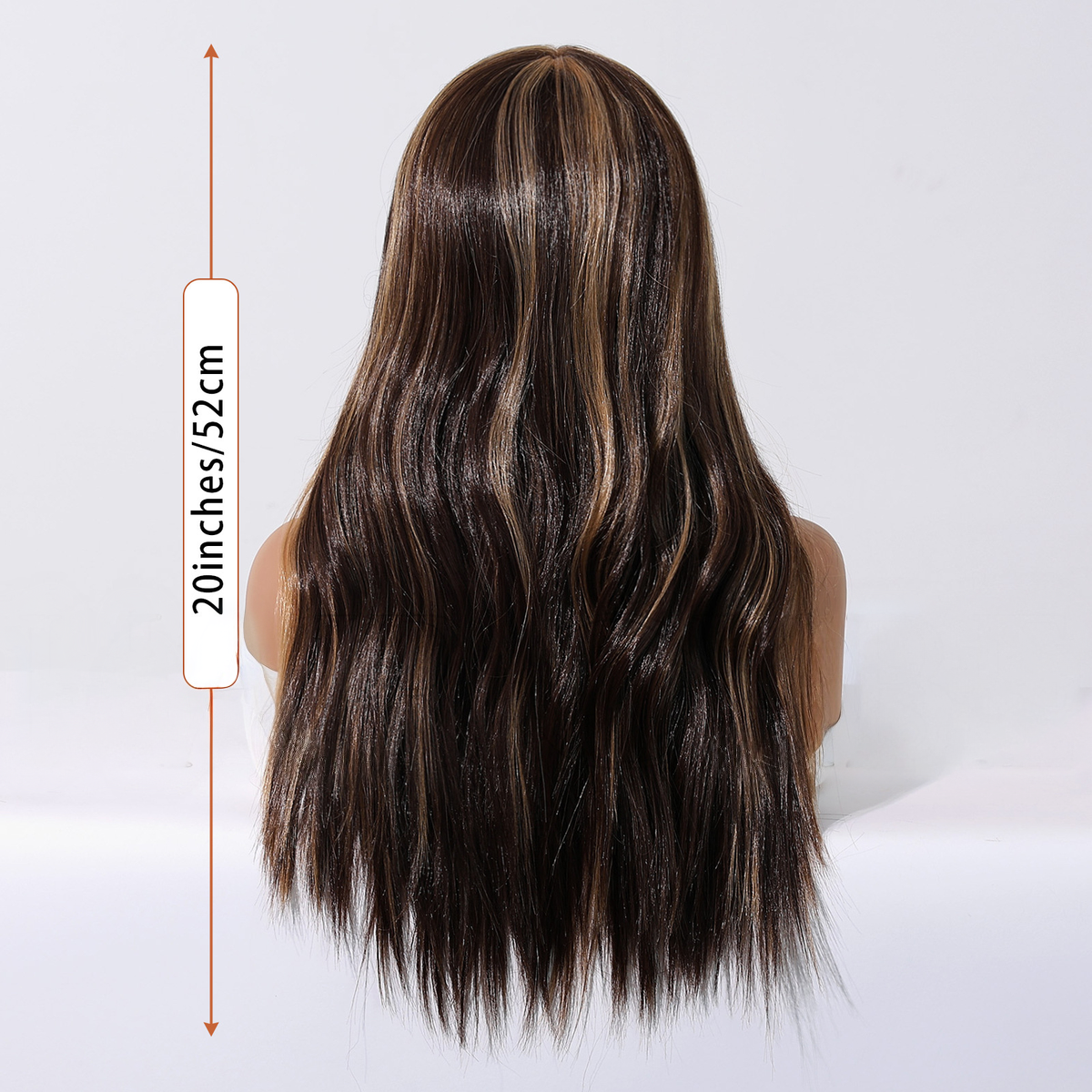 Skylar | Ombré Brown Long Wavy Front Lace Wig (Hand-Tied)