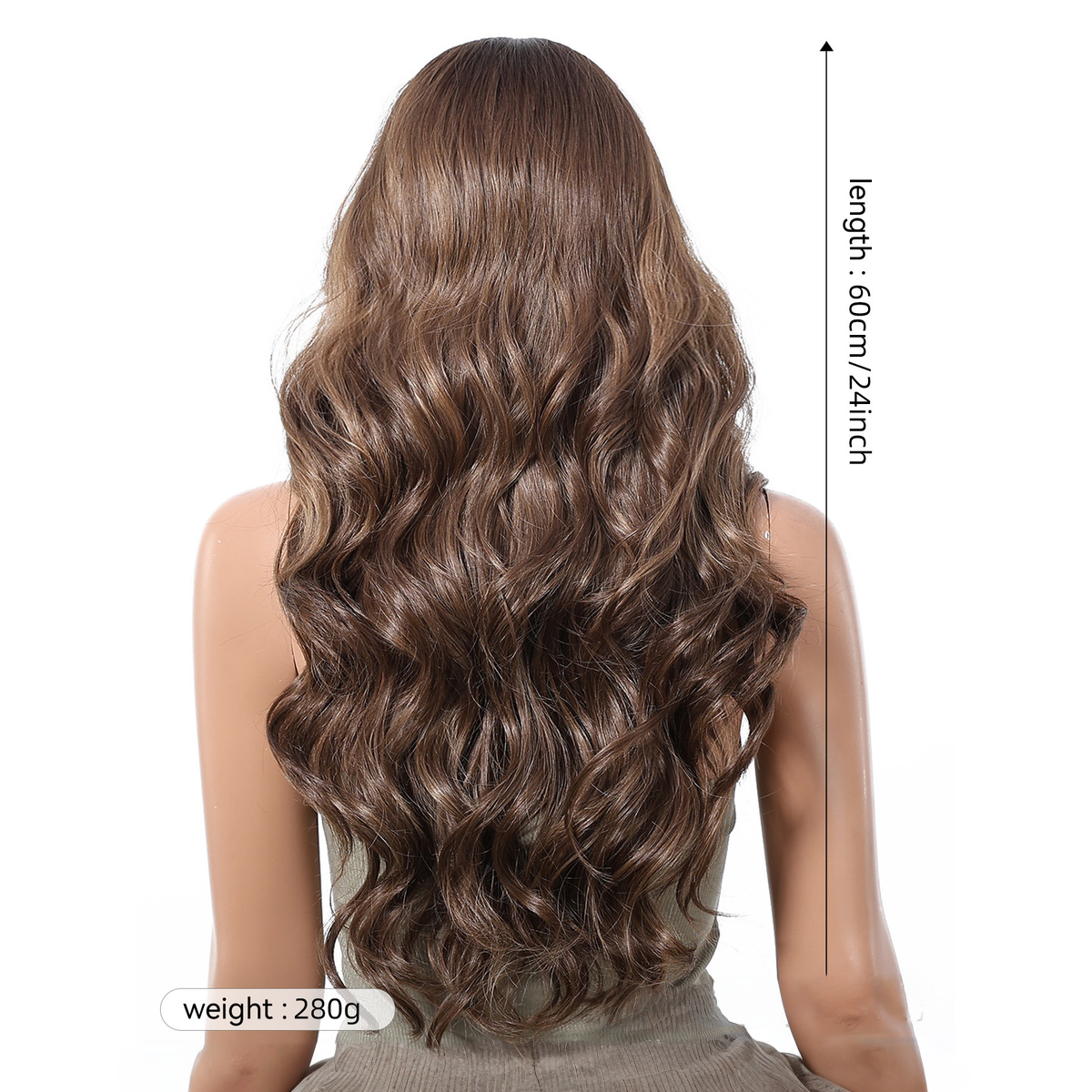 Daisy | Brown Long 13*6 HD Lace Frontal Wig (Hand-Tied)