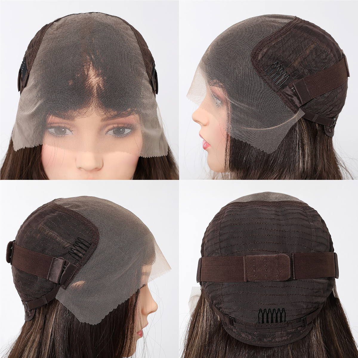 Delilah | Ombré Brown Long Wavy 13*6 HD Lace Frontal Wig (Hand-Tied)
