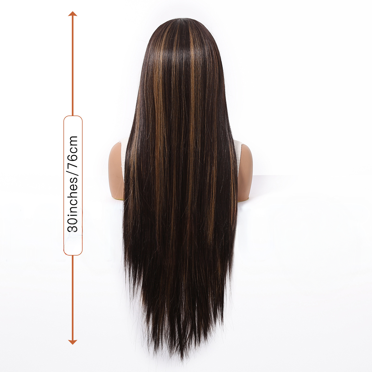 Hailey | Brown Long Straight 13*6 HD Front Lace Wig (Hand-Tied)