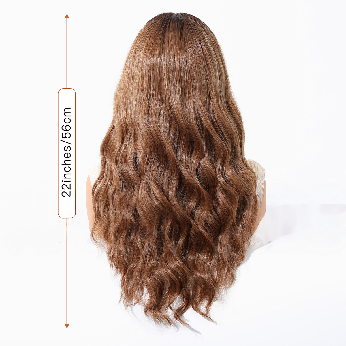 Emily | Ginger Long Wavy 13*6 HD Lace Frontal Wig (Hand-Tied)