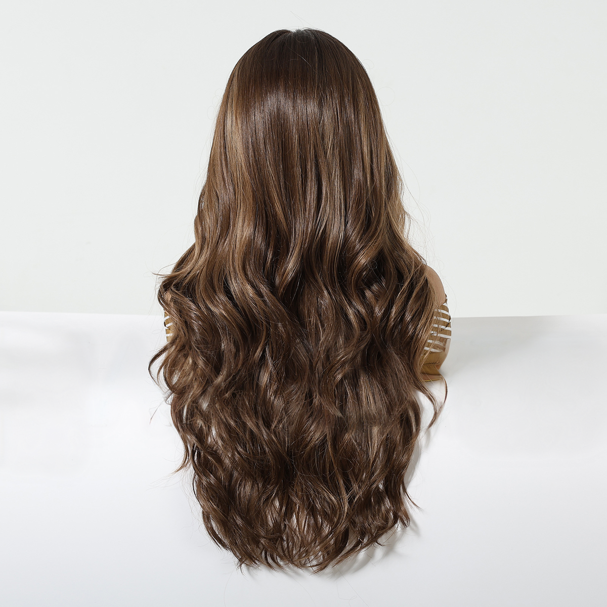 Cora | Brown Long Wavy 13*6 HD Lace Front Wig (Hand-Tied)