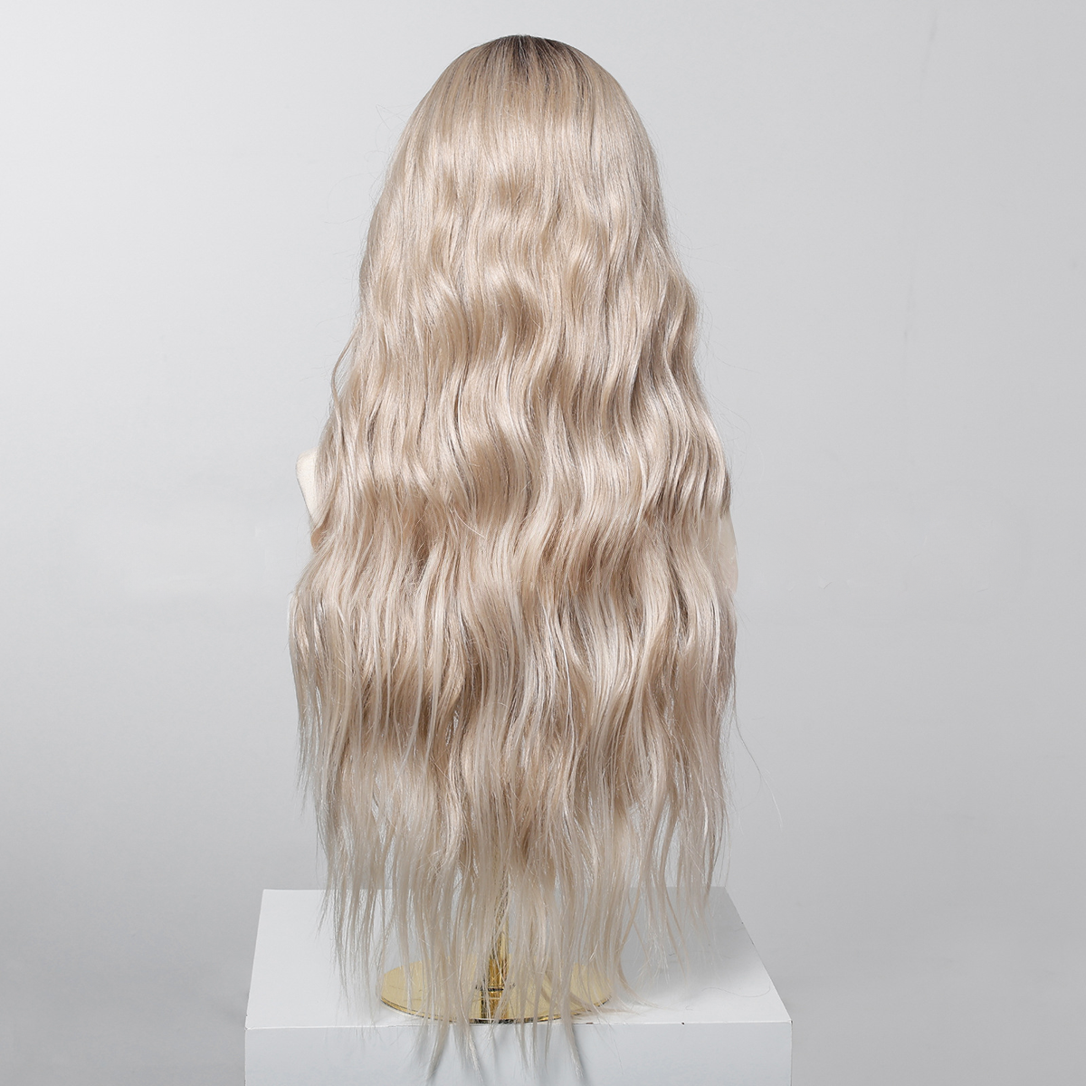 Eloise | Blonde Long Wavy 13*6 HD Lace Frontal Wig (Hand-Tied)