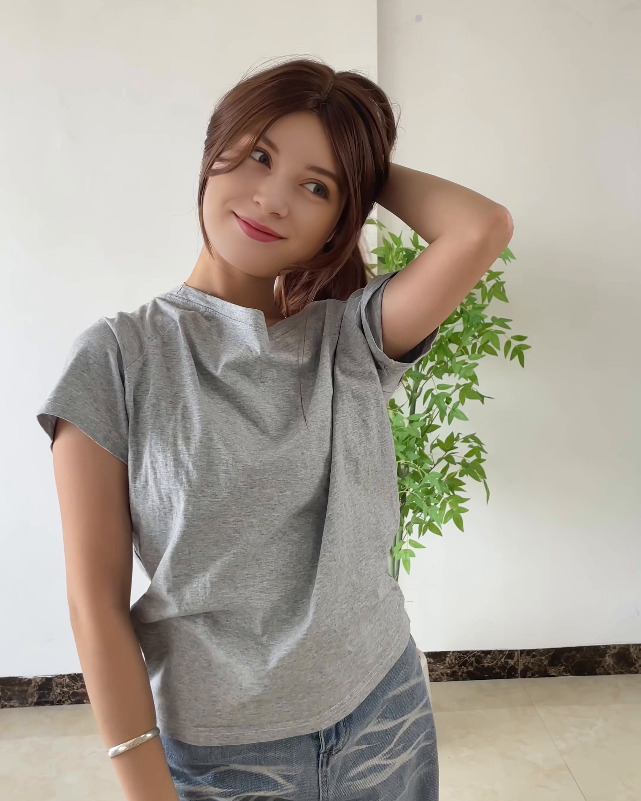 Brown Long Wavy Wig