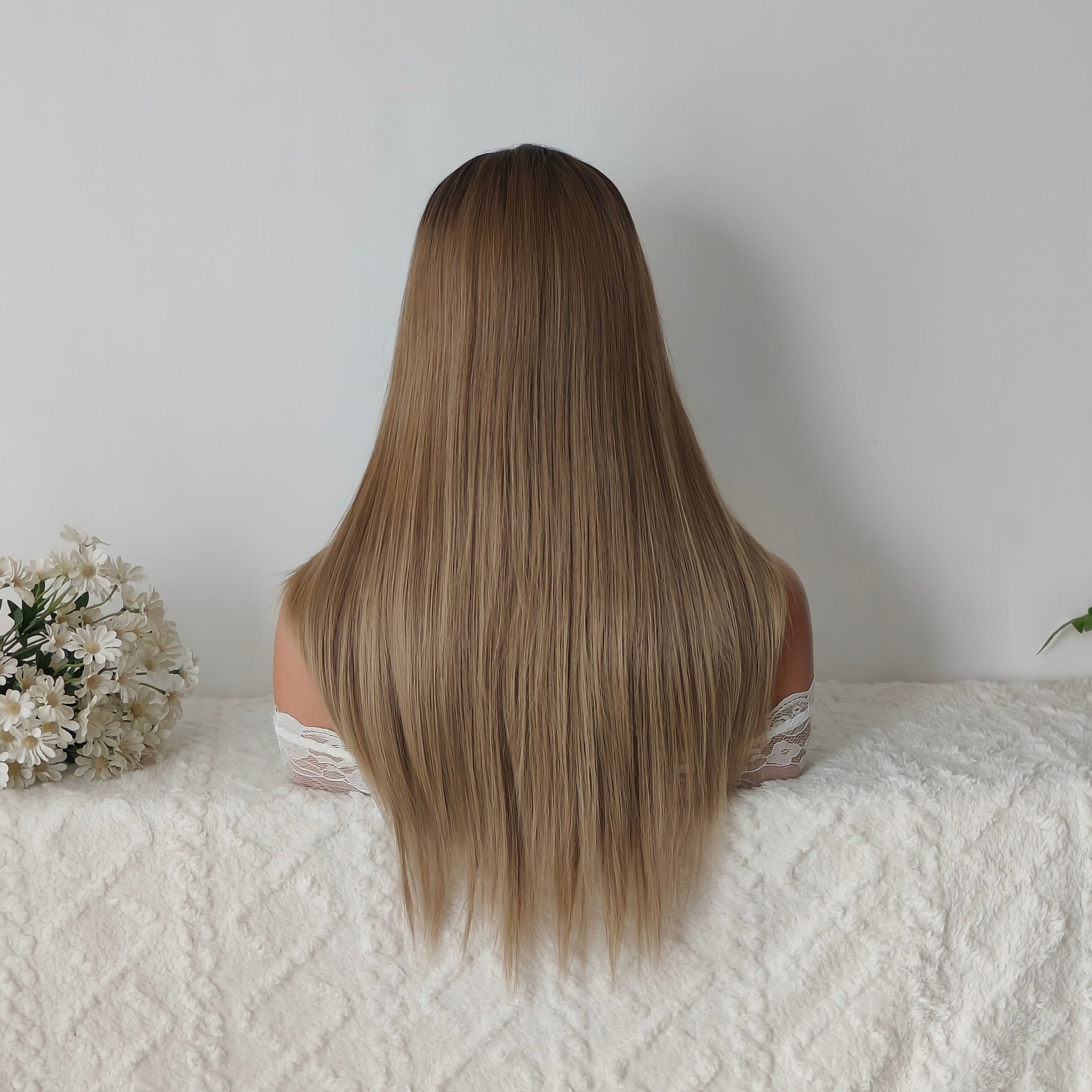 Emma 26” Straight HD Lace Front Wig - Brown, Beginner-Friendly