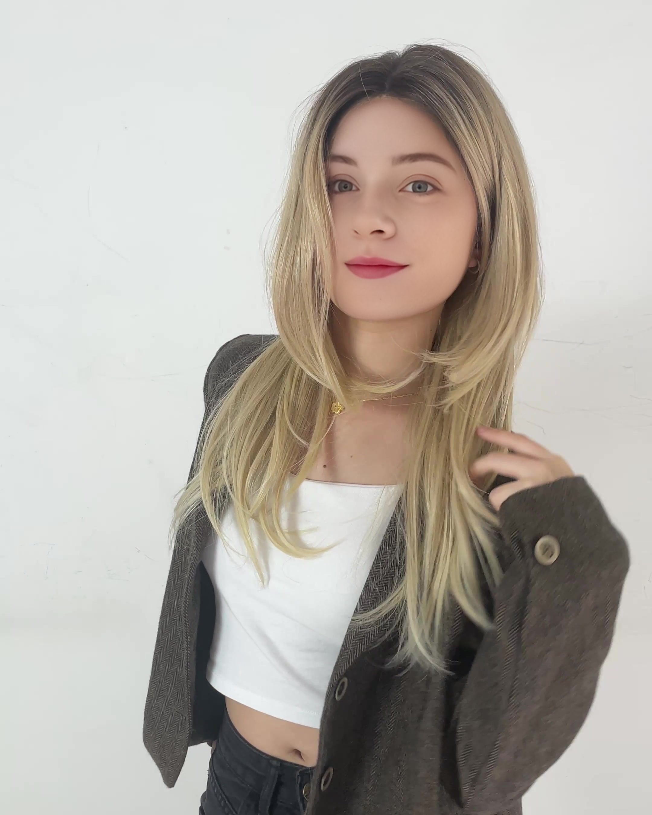 Eden – Ash Blonde Balayage Signature Mono Top Lace Front Wig