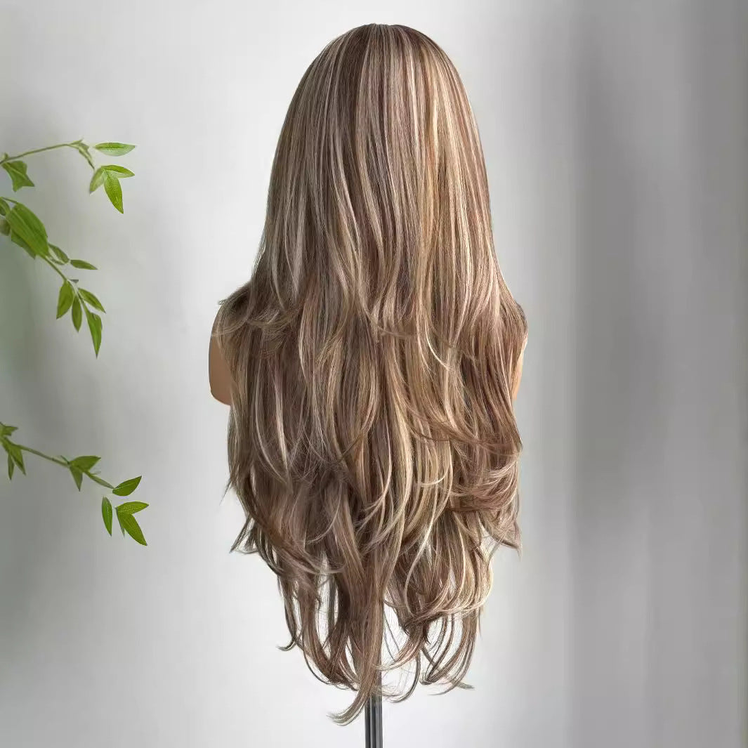 Arabella | Ombré Blonde Long Wavy 13*6 HD Lace Frontal Wig (Hand-Tied)