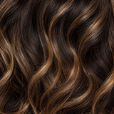 Chocolate Brown Caramel Balayage #4/27