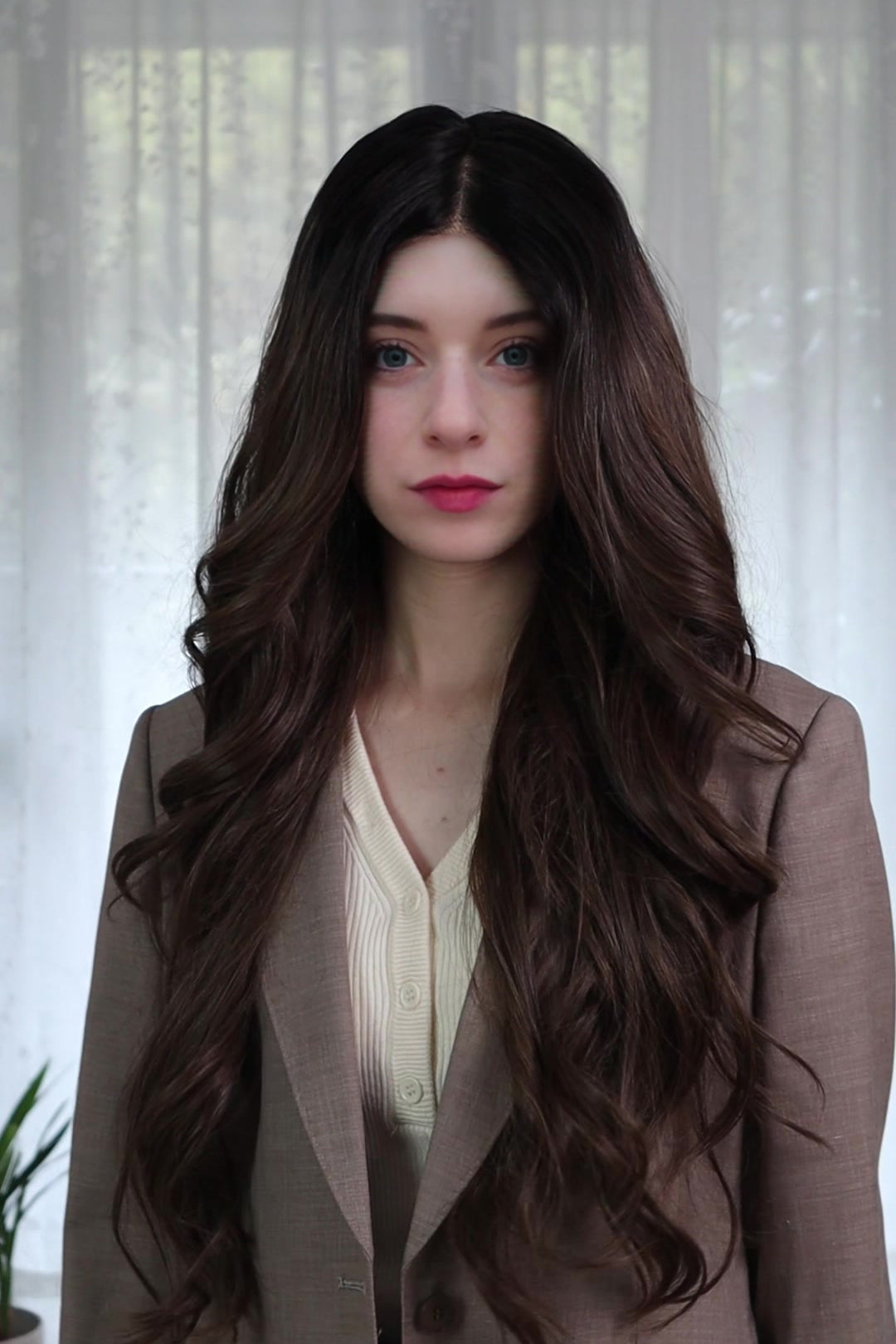 Luna – Dark Brown Classic 13x6 Lace Front Wig