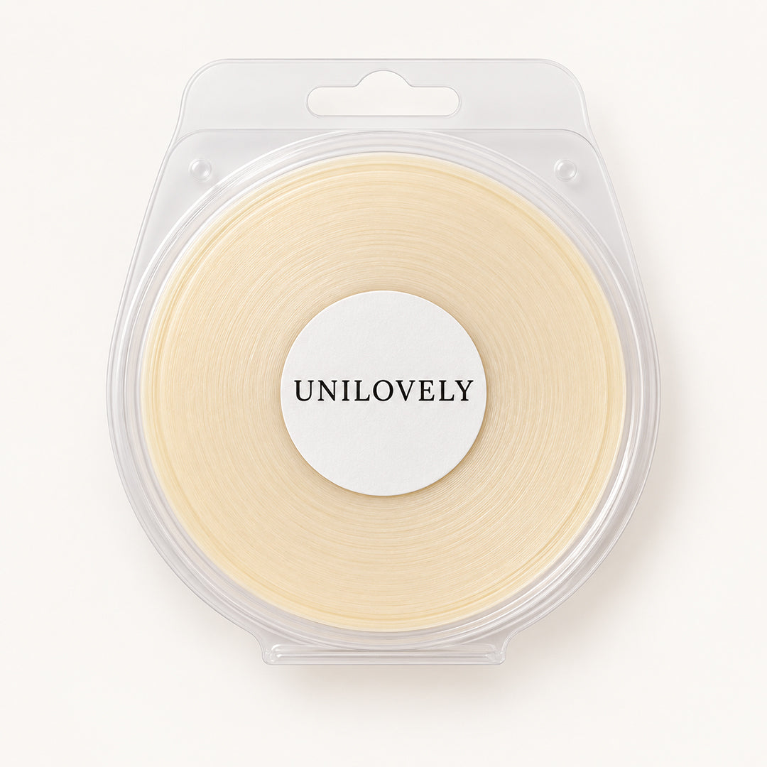 UNILOVELY Tape-In Extension Replacement Tape Roll, 1/2" × 36 Yards