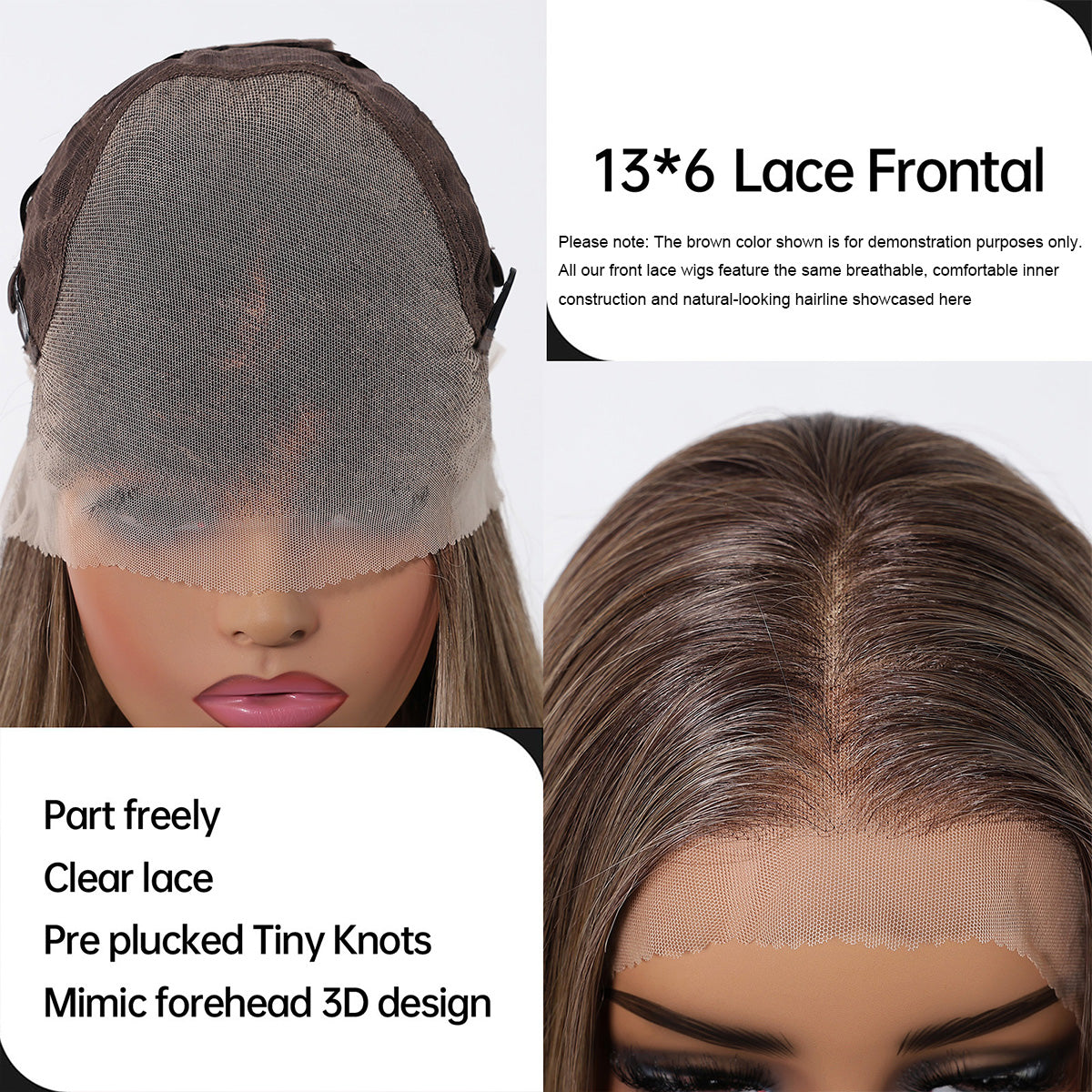 Isabella1 | Grey Medium 13*6 HD Lace Frontal Wig (Hand-Tied)