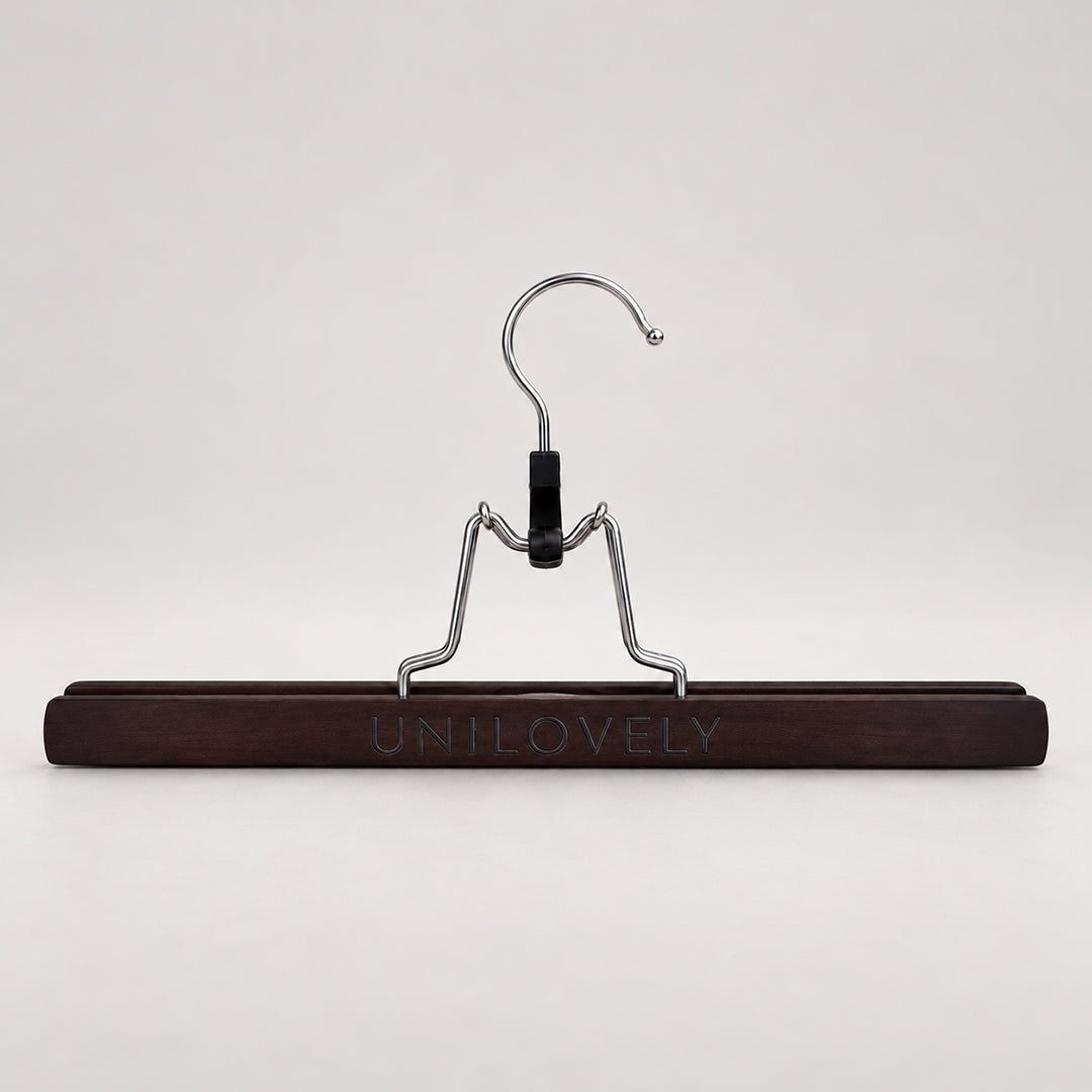 Wooden Hair Extension Hanger – Espresso Brown
