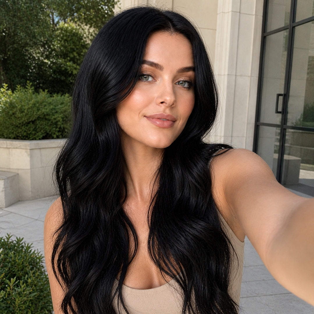 Invisible Halo Extensions, Jet Black #1