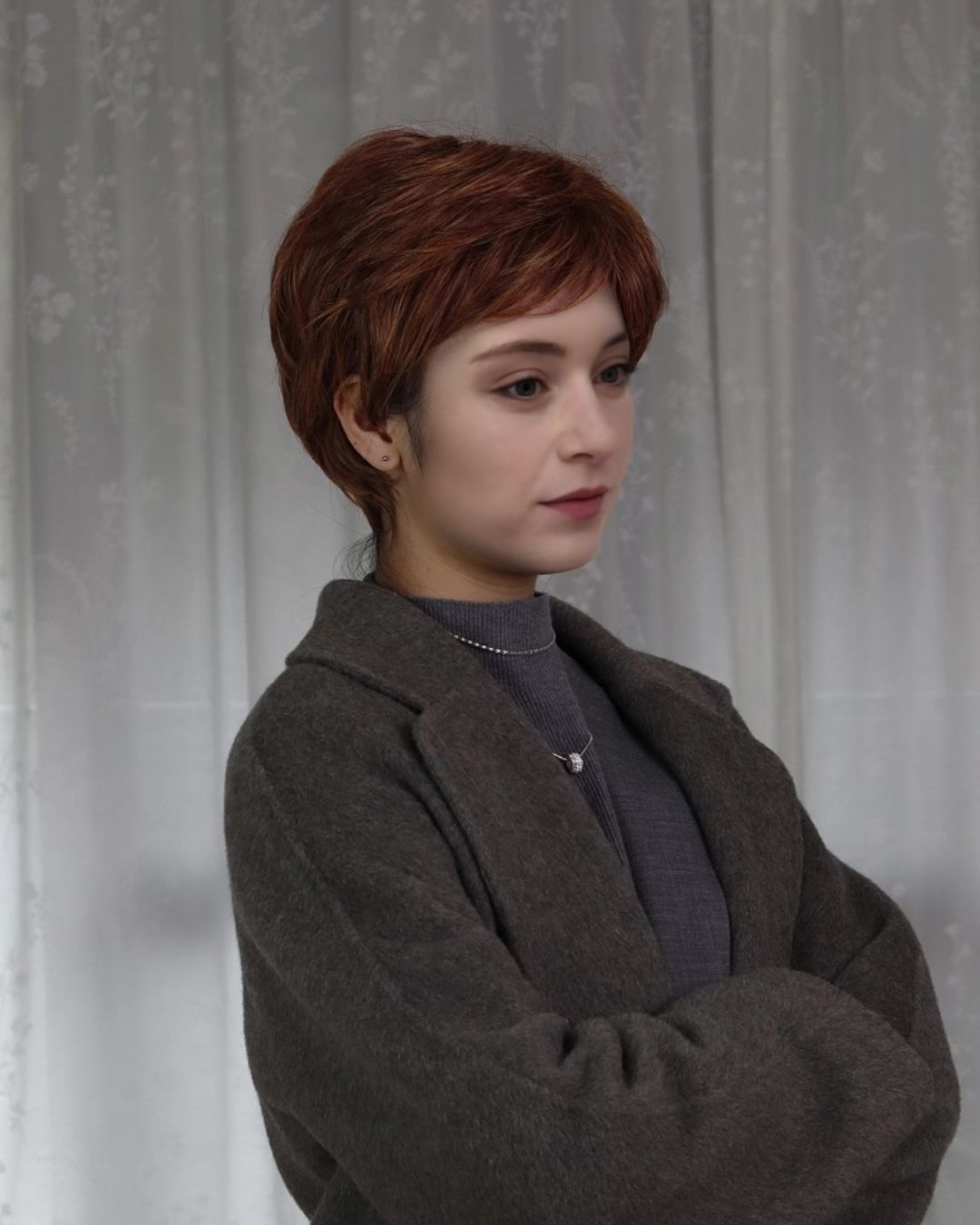 Mila – Warm Brown Signature Mono Top Lace Front Wig