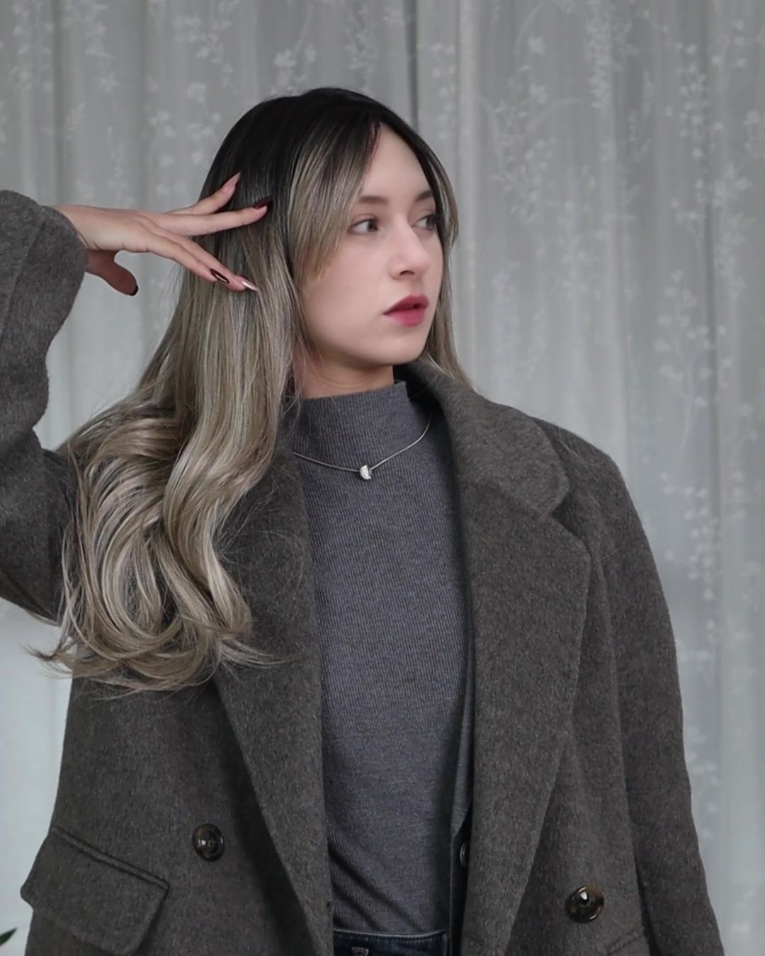 Nora – Ash Brown Blonde Balayage Signature Mono Top Lace Front Wig