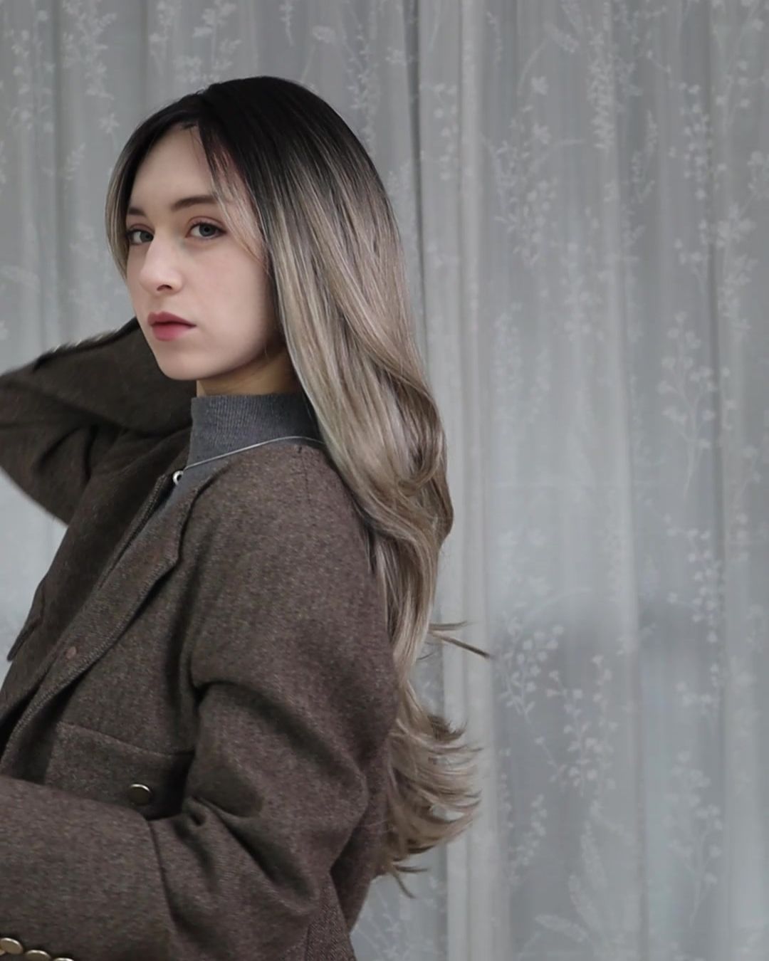 Nora – Ash Brown Blonde Balayage Signature Mono Top Lace Front Wig