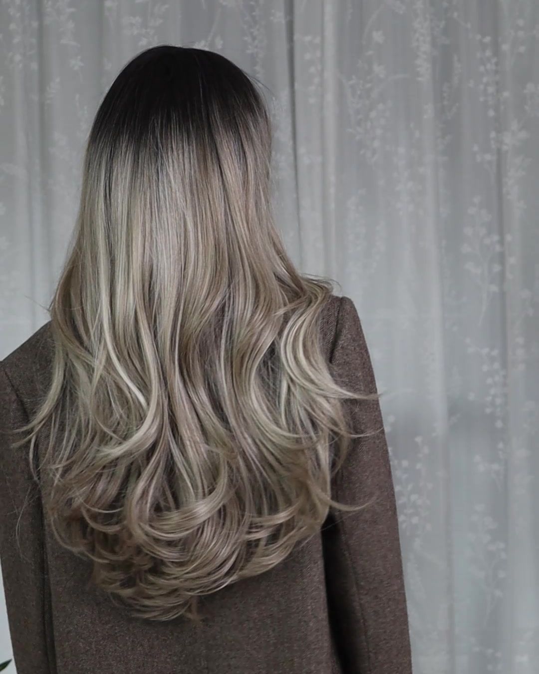 Nora – Ash Brown Blonde Balayage Signature Mono Top Lace Front Wig