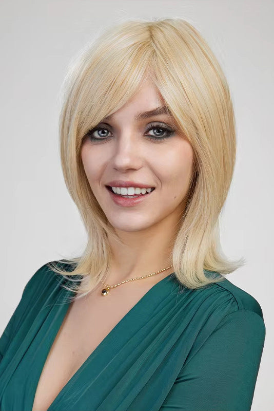 Adele — 14" Mono Top Swirl Part Lace Front Wig