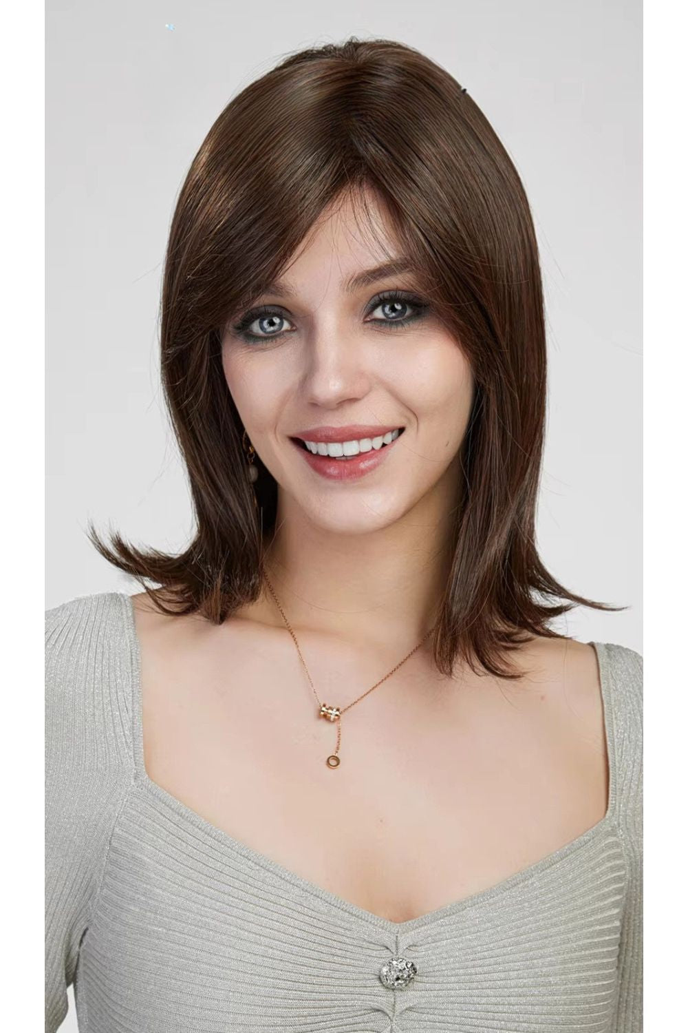 Adele — 14" Mono Top Swirl Part Lace Front Wig