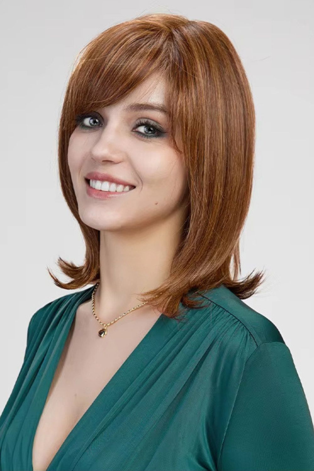 Adele — 14" Mono Top Swirl Part Lace Front Wig