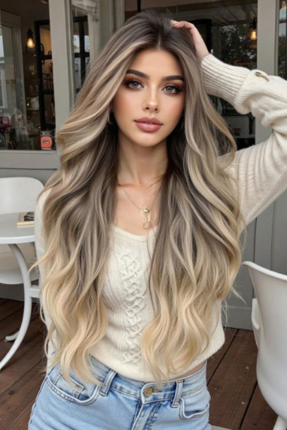 Savannah — 28" Mono Top Natural Part Lace Front Wig