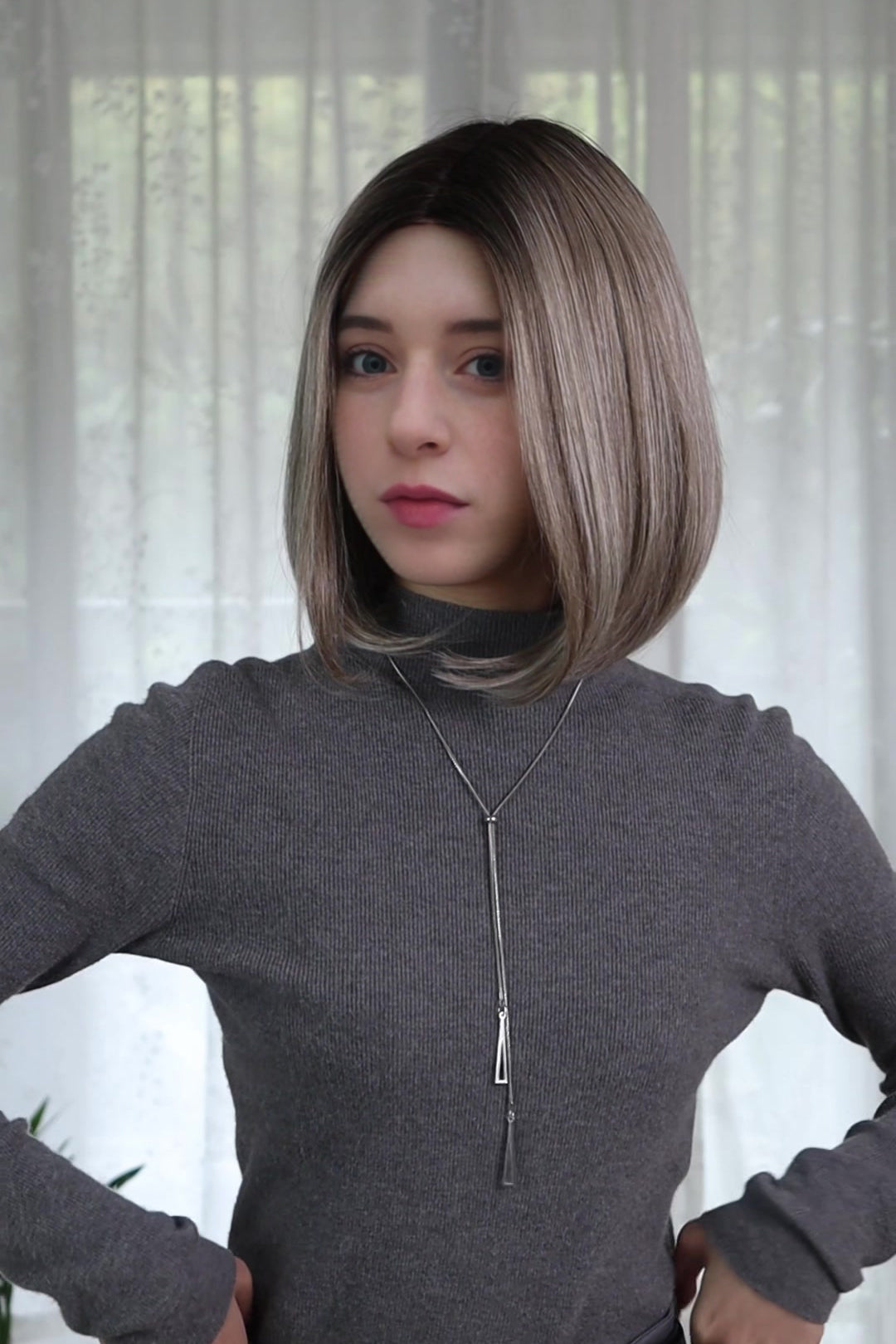 NORA — Smoky Ash Brown Signature Mono Top Wig