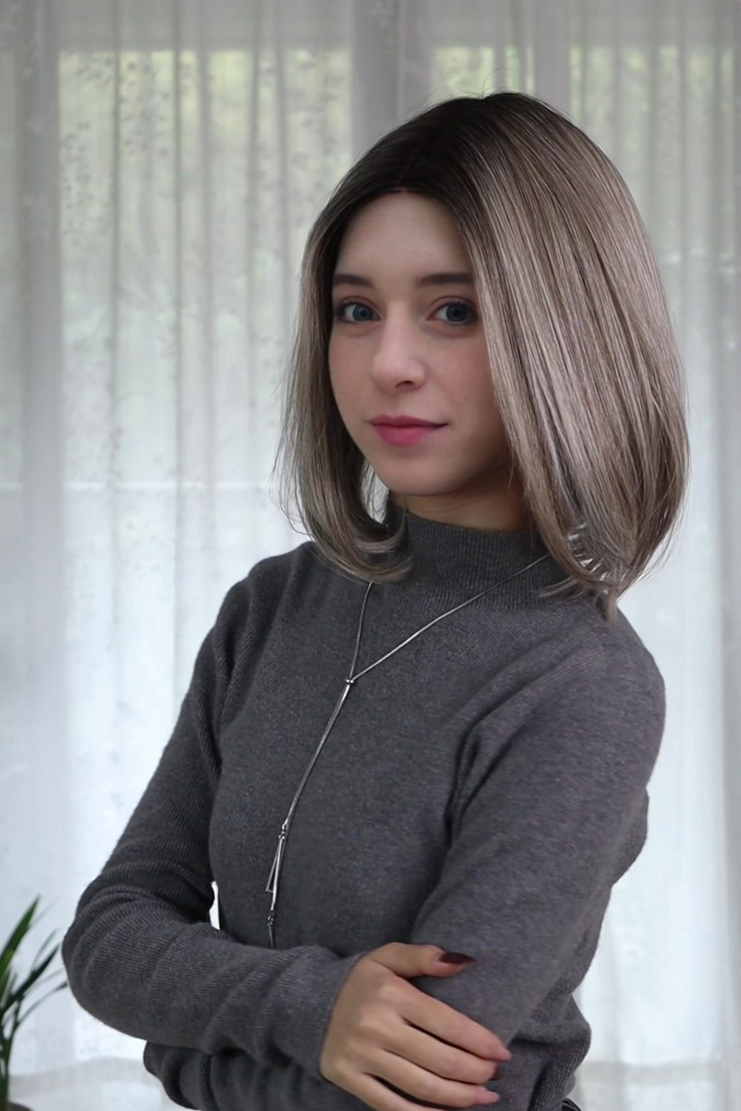 NORA — Smoky Ash Brown Signature Mono Top Wig