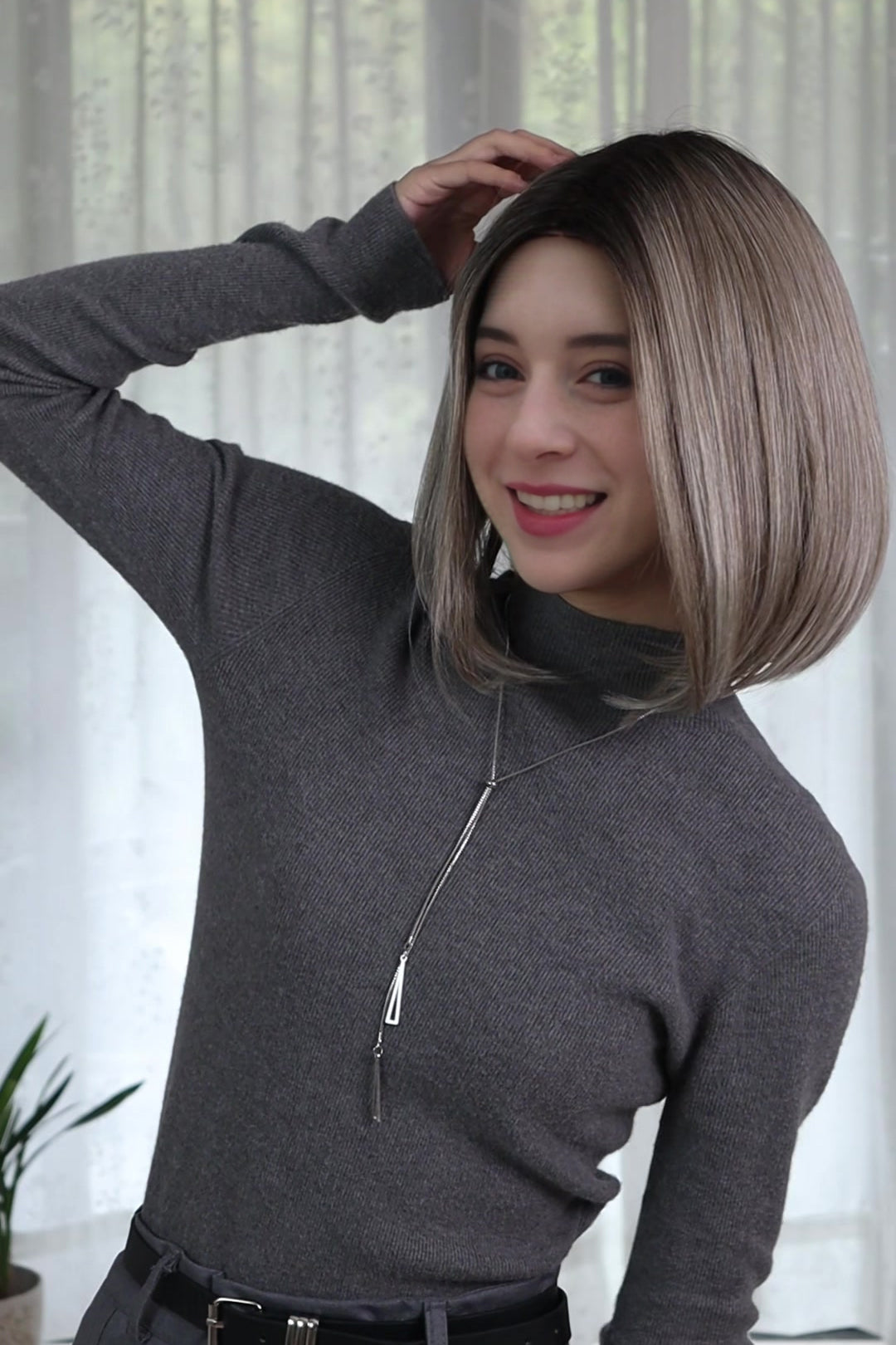 NORA — Smoky Ash Brown Signature Mono Top Wig