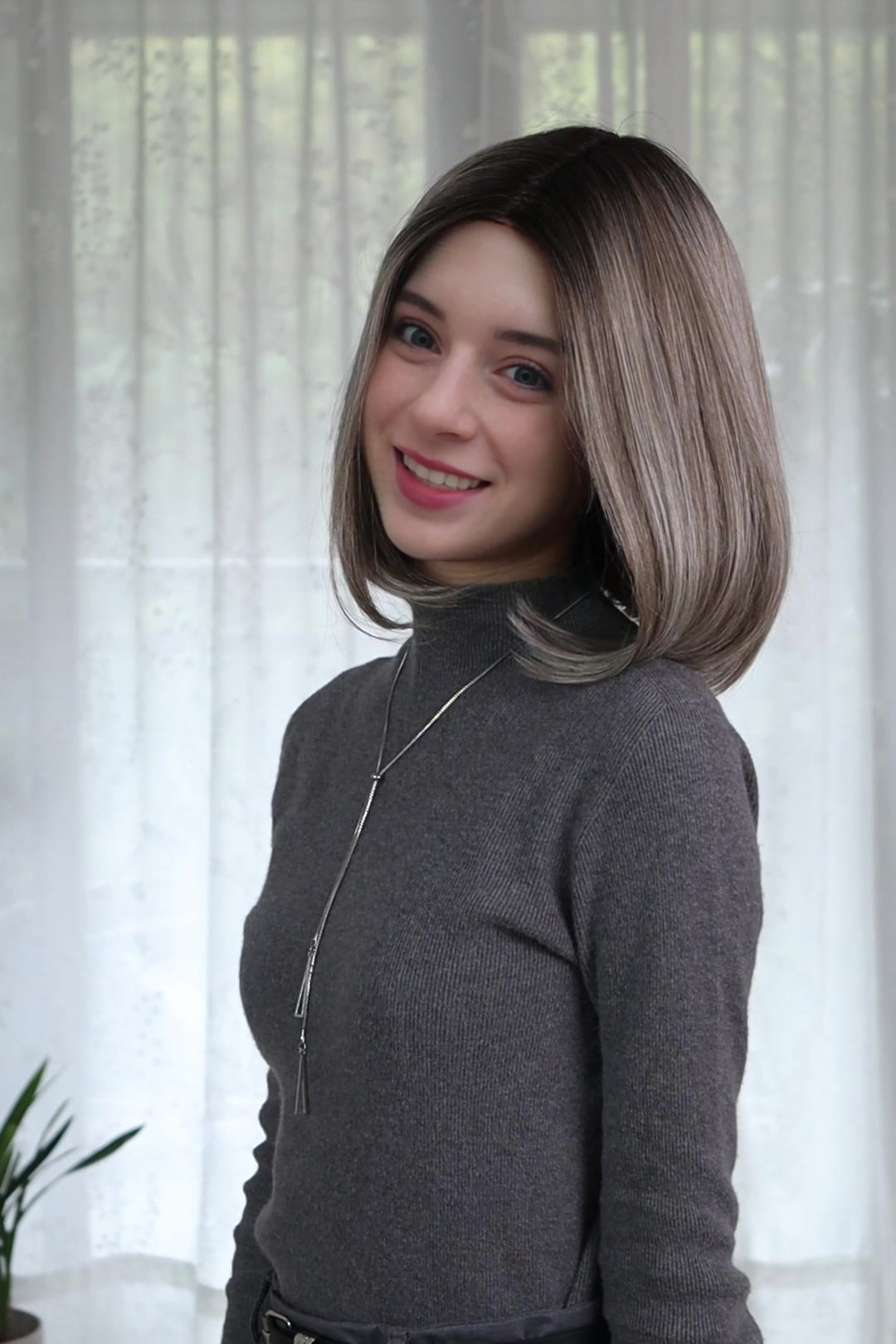 NORA — Smoky Ash Brown Signature Mono Top Wig