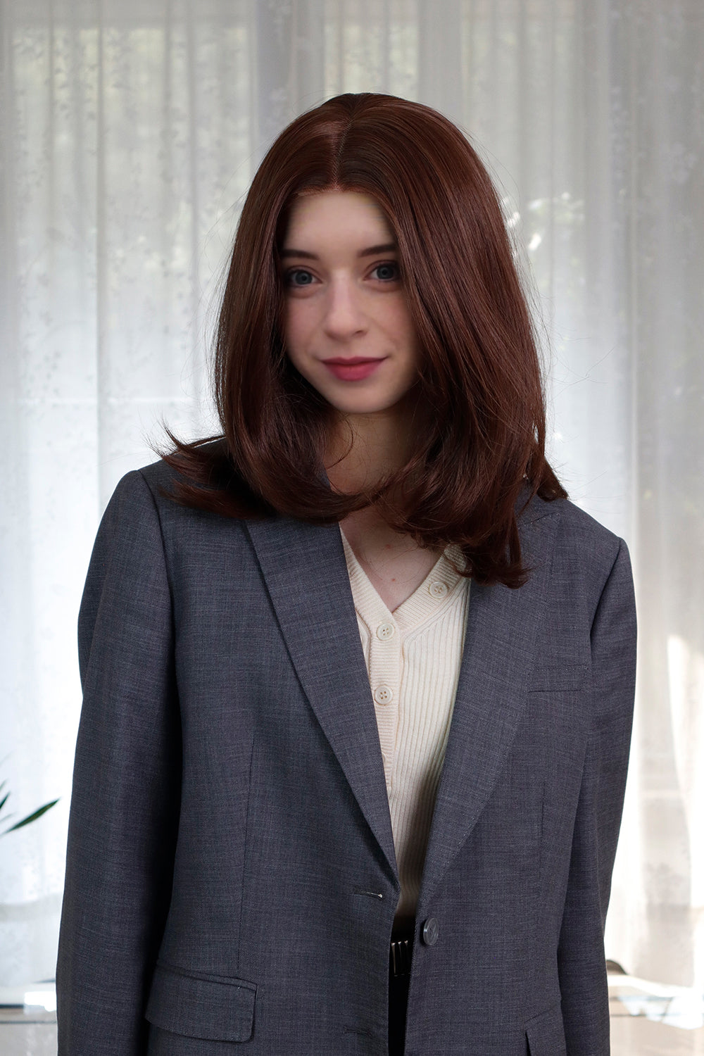 Mila – Chestnut Brown Classic 13x6 Lace Front Wig