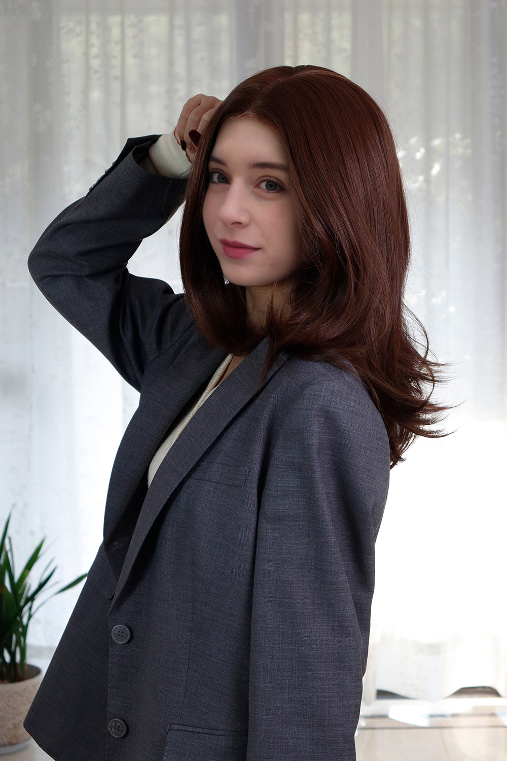 Mila – Chestnut Brown Classic 13x6 Lace Front Wig