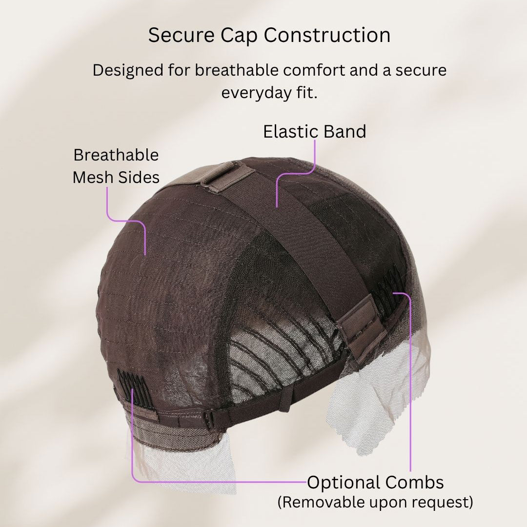 Soft Blonde Long Wavy Wig with Middle T Part