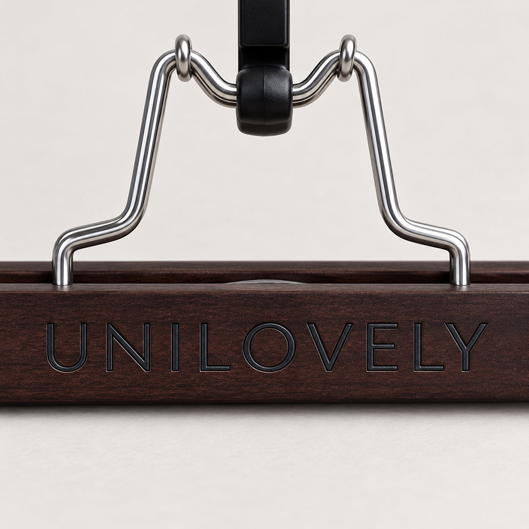 Wooden Hair Extension Hanger – Espresso Brown