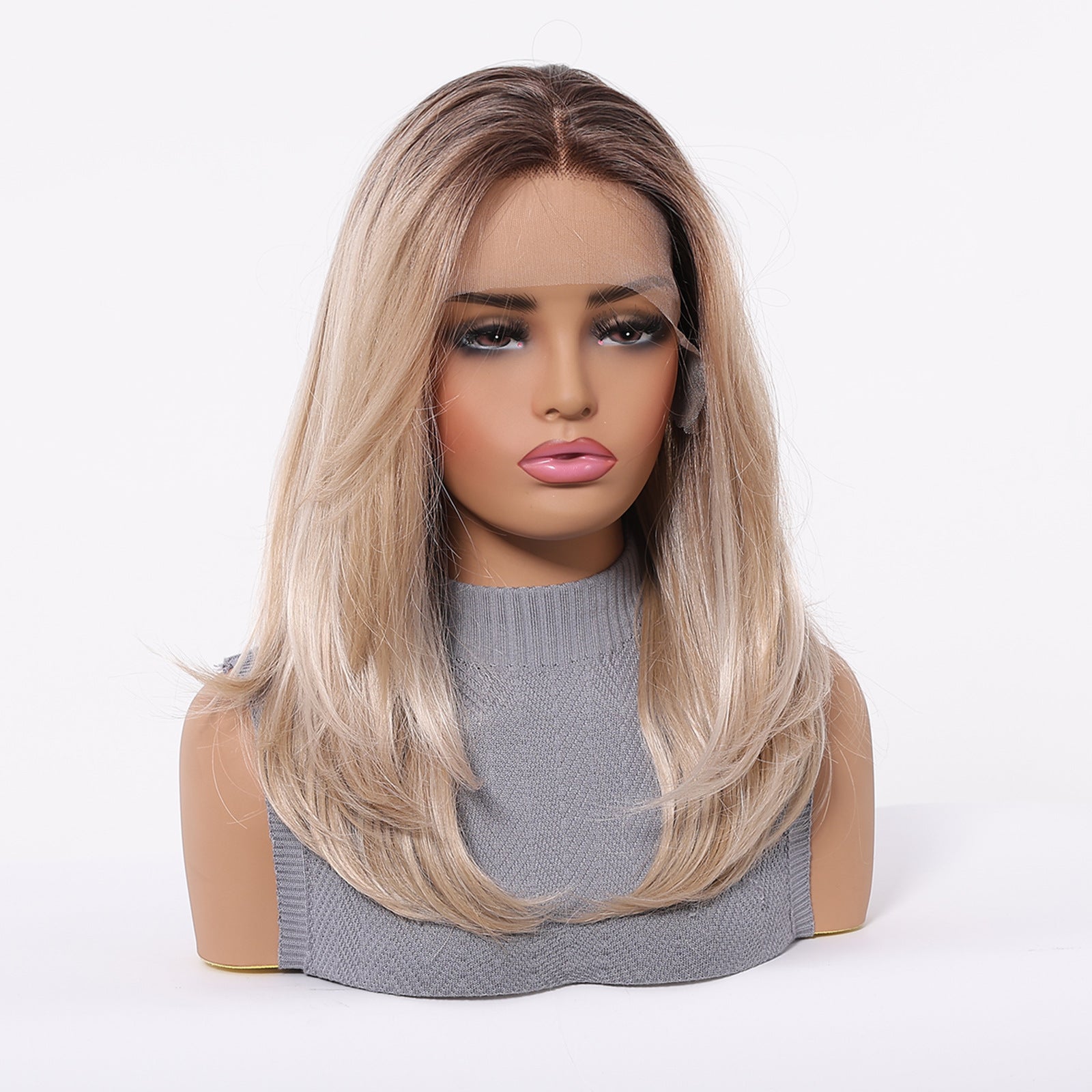 Harper | Blonde Medium 13*6 HD Lace Frontal Wig (Hand-Tied)