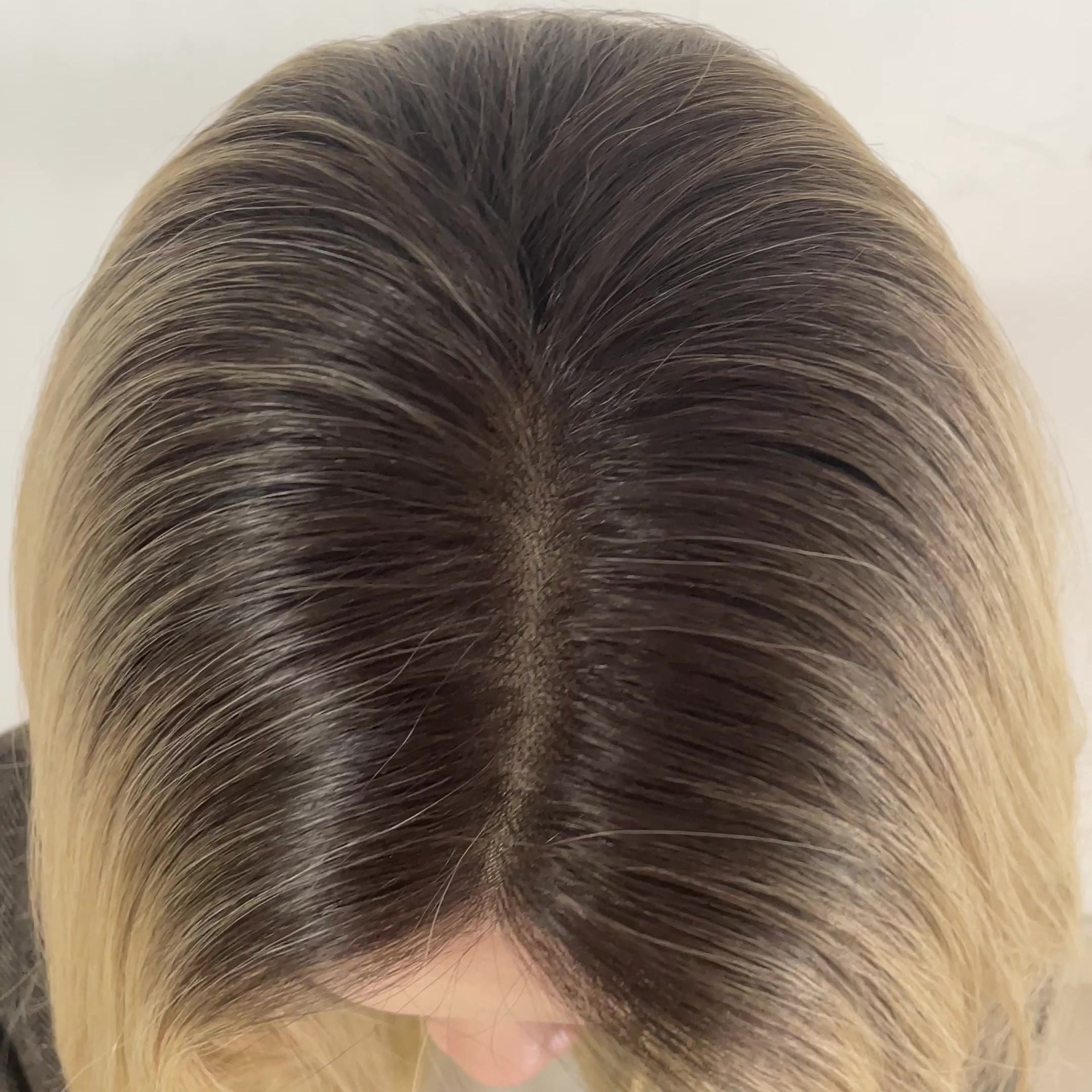 Eden – Ash Blonde Balayage Signature Mono Top Lace Front Wig