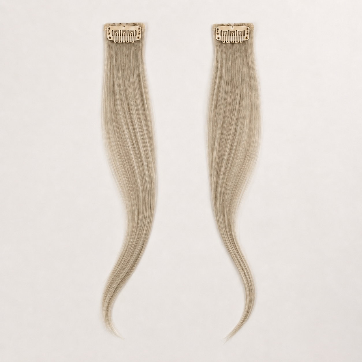 Ash Blonde #18 Face-Framing Pieces clip-in pair